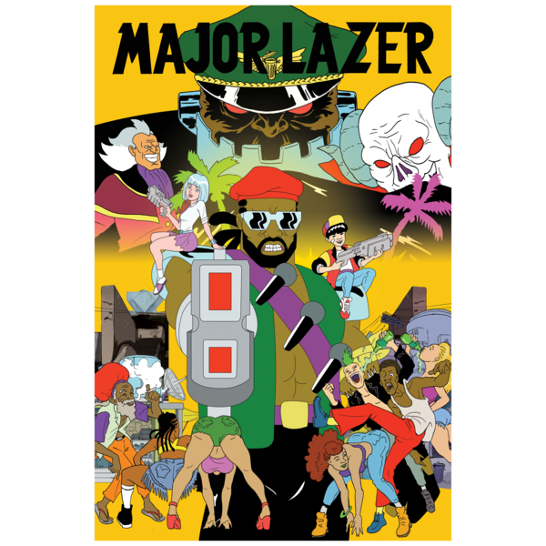 Major Lazer (TV series) Merch Mondays Major Lazer Pillows The Drop TV