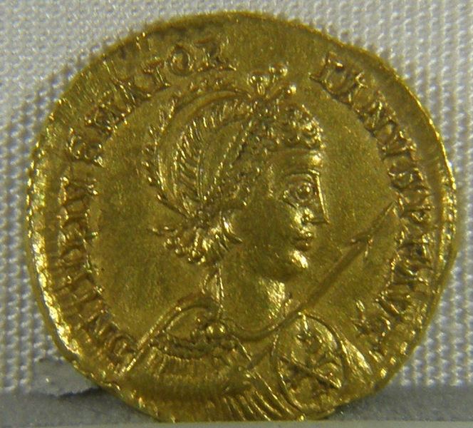 Majorian coin depicting Majorian Medievalistsnet