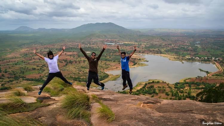 Makalidurga Makalidurga Trek in Cloudy Weather and Cool Breeze Bangalore Hikers