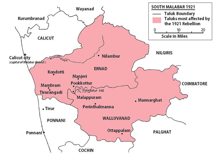 Malabar region Malabar rebellion Wikipedia