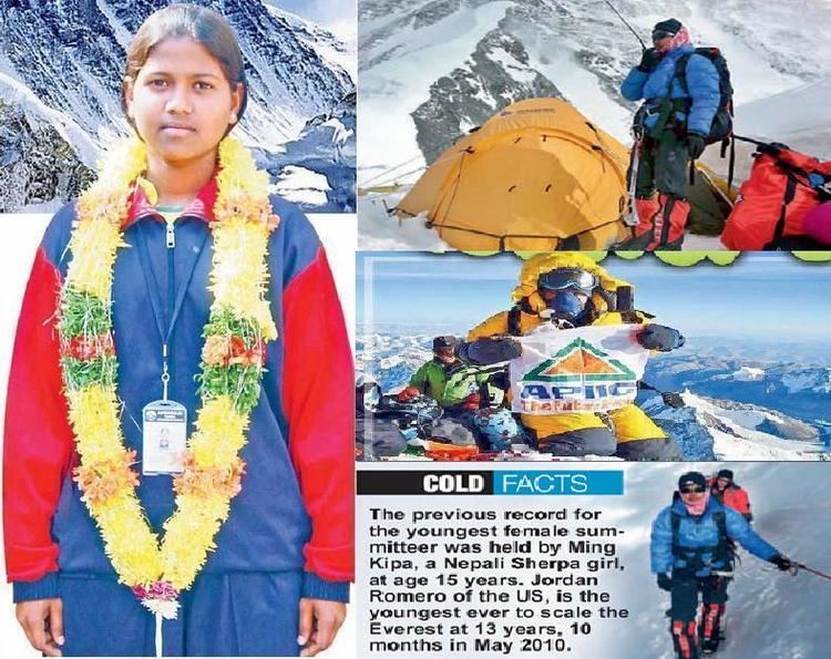 Malavath Purna Malavath Poorna Youngest Girl Creates Everest Record Go