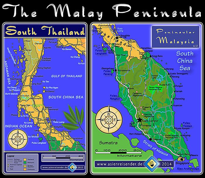 Malay Peninsula Malay Peninsula by Asienreisender