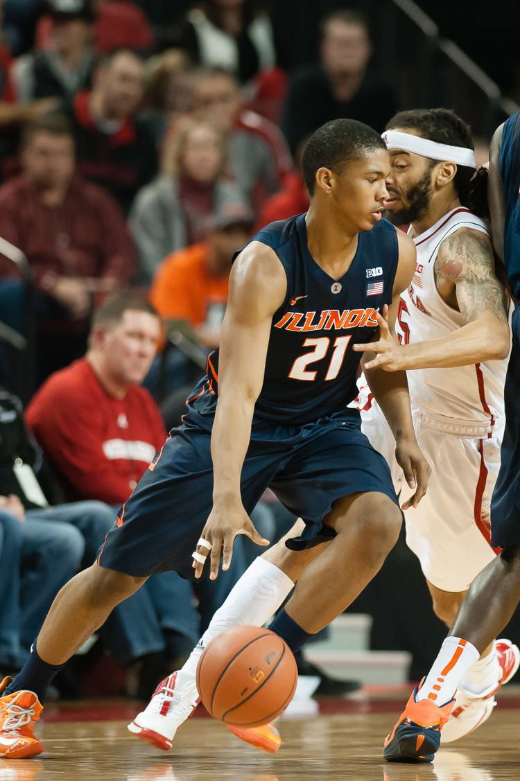 Malcolm Hill (basketball) Illinois Athletics