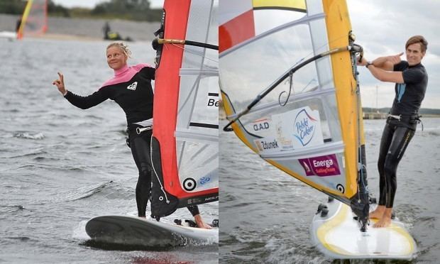 Malgorzata Bialecka Biaecka i Myszka wystartuj na igrzyskach Polski windsurfing bez