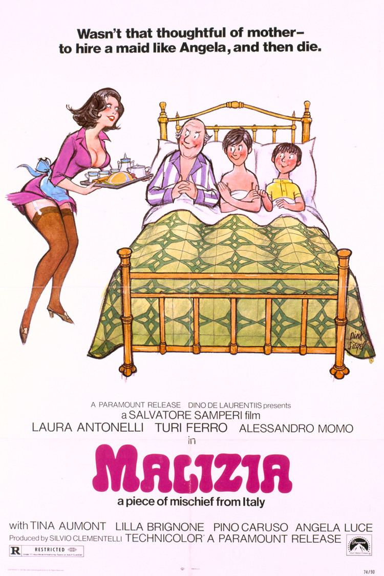 Malicious (1973 film) Malizia, a piece of mischief from Italy | movie poster