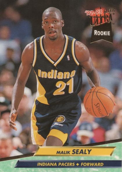 Malik Sealy Basketball Card of the Day Malik Sealy Indiana Pacers