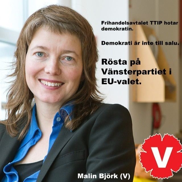 Malin Björk EUdebatt mellan Malin Bjrk V och Staffan Werme FP