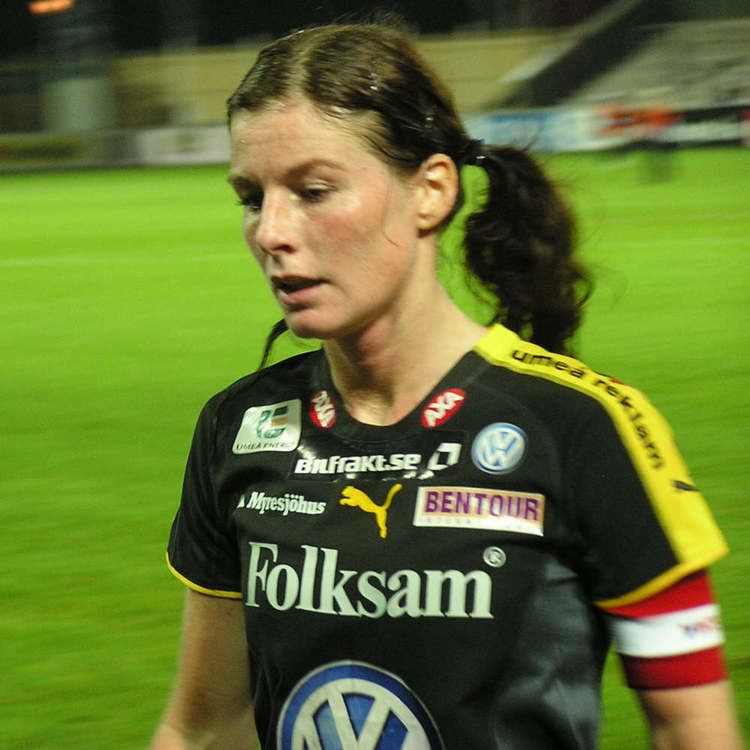 Malin Mostrom Frauenfuball Schweden Ume IK Malin Mostrm