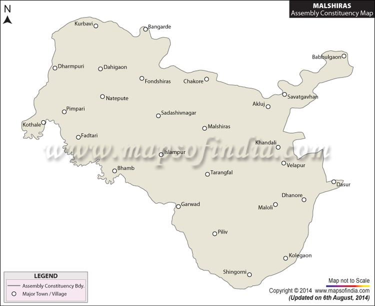 Malshiras Malshiras Assembly Vidhan Sabha Constituency Map and Election Results