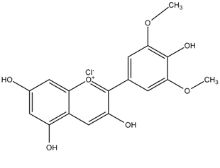 Malvidin Malvidin chloride Polyphenolsno