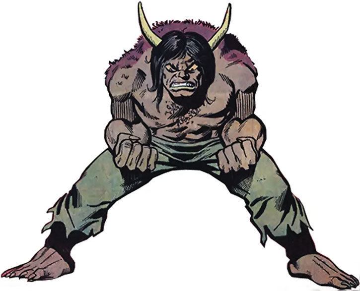 Man-Bull ManBull Marvel Comics Character Profile Writeupsorg