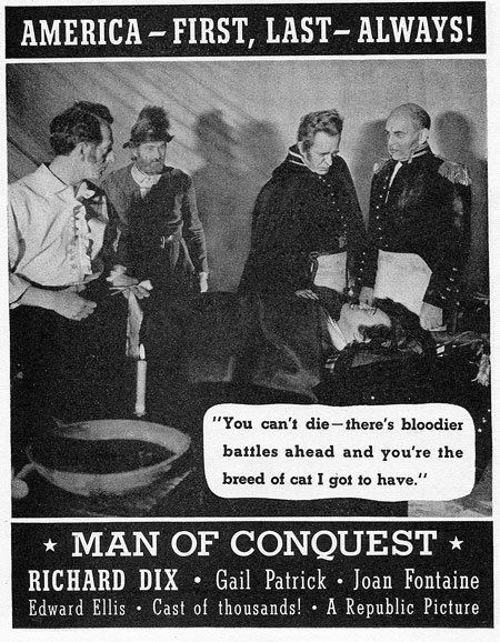 Man of Conquest DVD Discovery Man of Conquest IndieWire