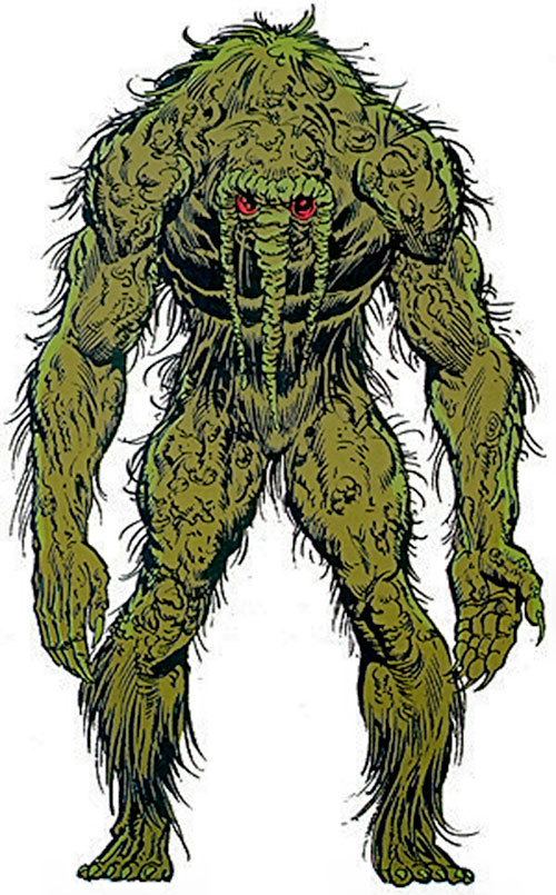 Man-Thing ManThing Marvel Comics Swamp creature Profile Writeupsorg