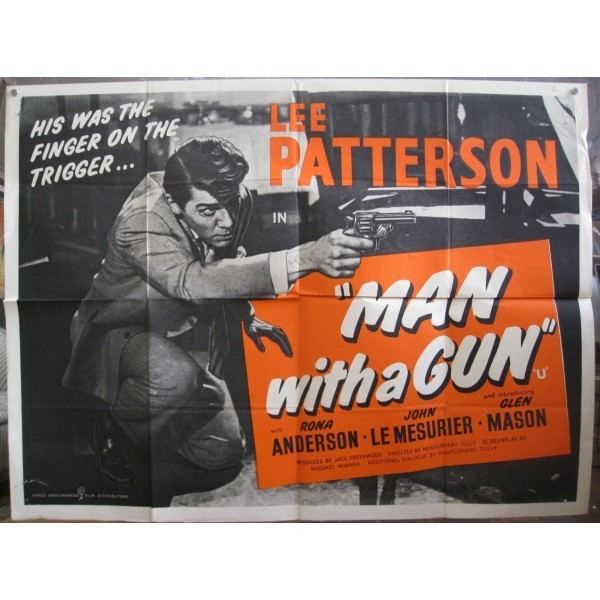 Man with a Gun Man with a Gun 1958 Original British Quad