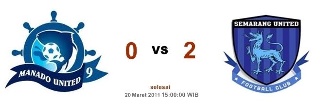 Manado United Match Result Semarang United Hajar Manado United Liga Primer