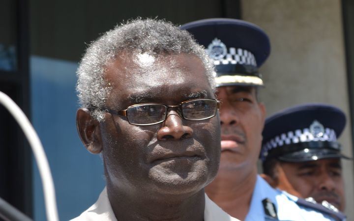 Manasseh Sogavare Solomon Islands PM defends leaked texts Radio New Zealand News