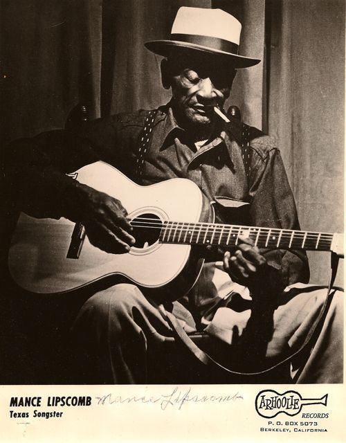 Mance Lipscomb OUTTAKES MANCE LIPSCOMB SONGSTER BORN 120 YEARS AGO TODAY