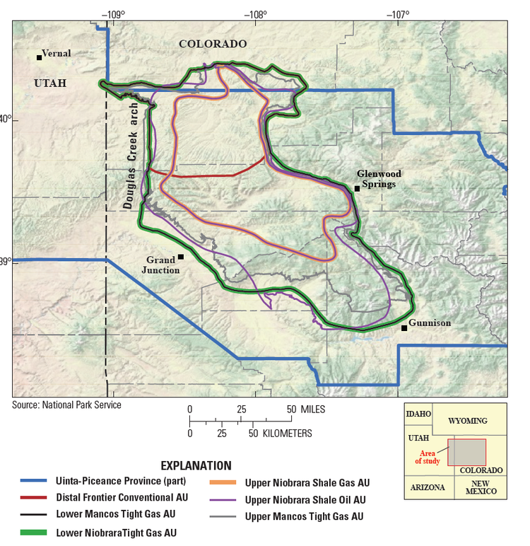 Mancos Shale USGS Estimates 66 Trillion Cubic Feet of Natural Gas in Colorado39s