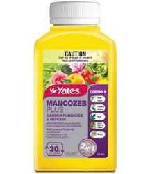 Mancozeb Yates Mancozeb Plus Garden Fungicide and Miticide Yates products