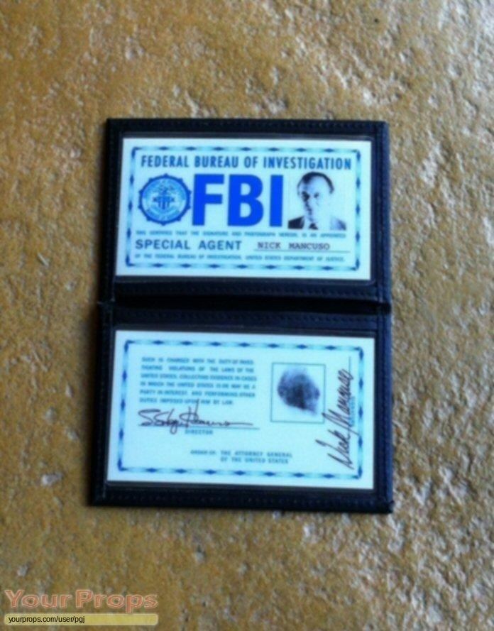 Mancuso, F.B.I. Mancuso FBI FBI Credentials replica TV series prop