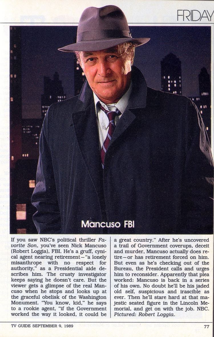 Mancuso, F.B.I. The Rap Sheet Killed in the Ratings Mancuso FBI