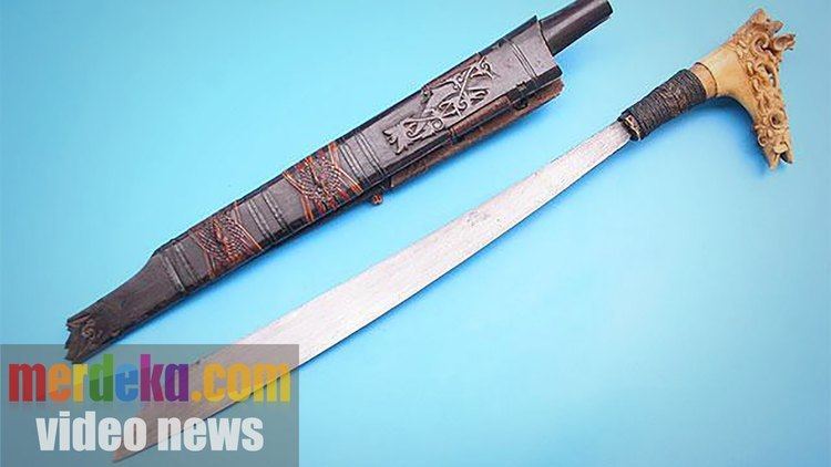 Mandau (knife) Mandau Senjata Kalimantan