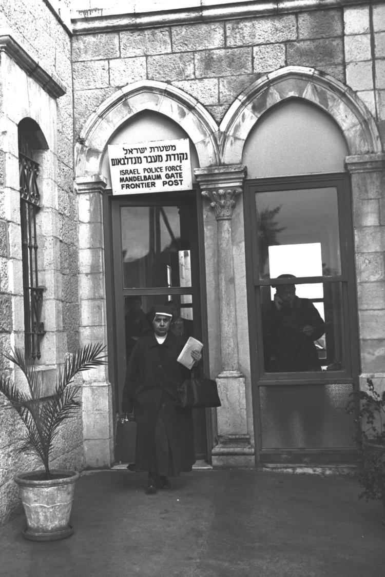 Mandelbaum Gate FileFlickr Government Press Office GPO A nun leaving the