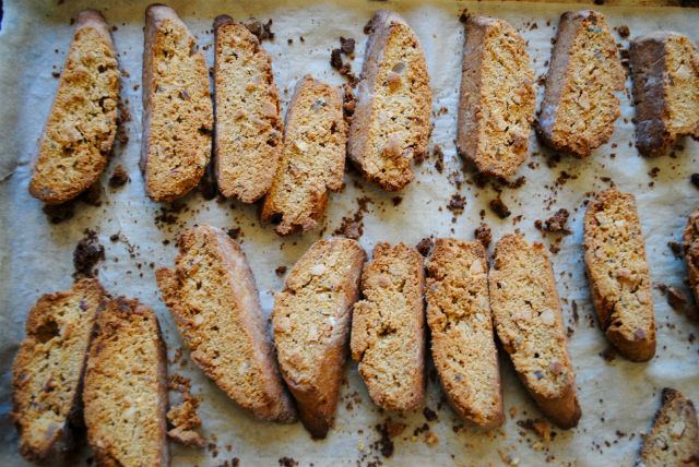 Mandelbrot (cookie) Olive Oil Almond and Candied Ginger Mandelbrot Recipe The Nosher