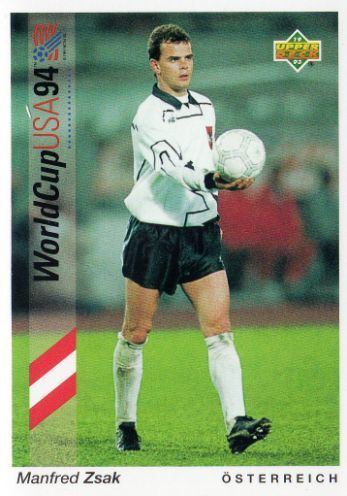 Manfred Zsak AUSTRIA Manfred Zsak 198 Upper Deck 1994 World Cup USA