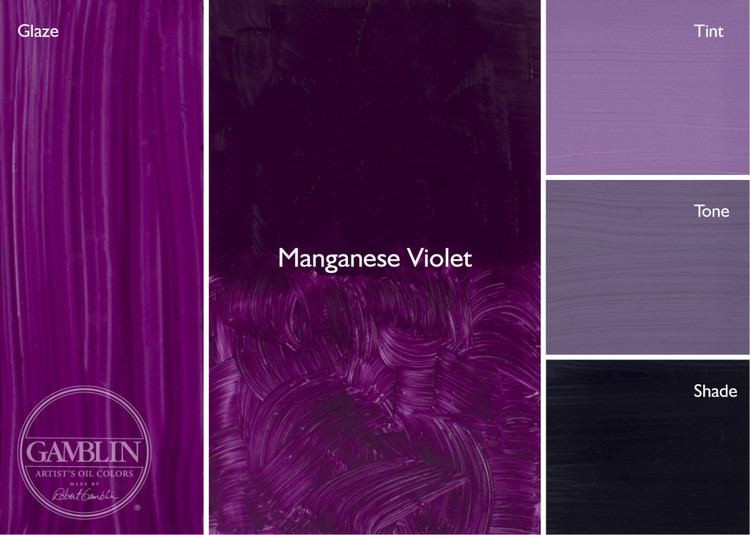 Manganese violet Artist Grade Oil Colors Gamblin Artists Colors