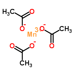 Manganese(III) acetate ManganeseIII acetate C6H9MnO6 ChemSpider