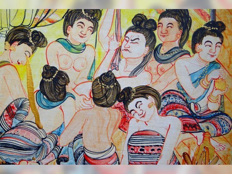 Mangrai Murals Illustrating the Life of King Mangrai Dharma Records