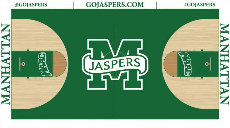 Manhattan Jaspers and Lady Jaspers Manhattan Unveils New Court Designs For Draddy Gymnasium The