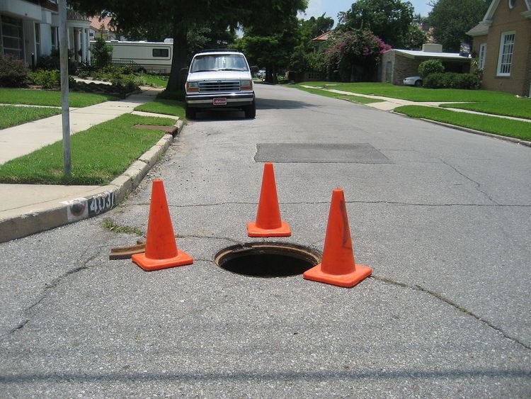 Manhole cover theft