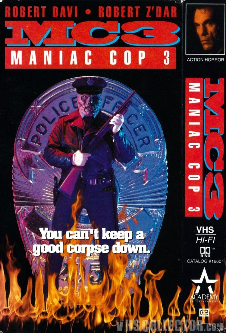 Maniac Cop III: Badge of Silence MC3 Maniac Cop 3 VHSCollectorcom Your Analog Videotape Archive