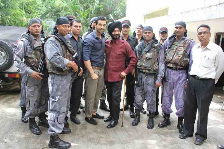 Maninderjeet Singh Bitta John Abraham meets All India Anti Terrorist Front Chief