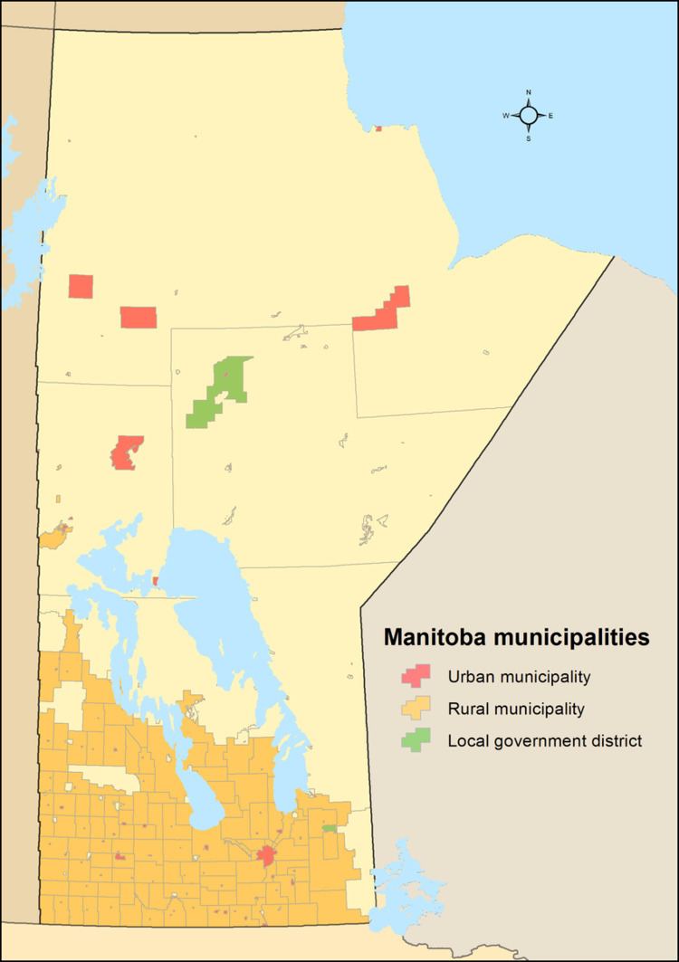 Manitoba municipal amalgamations, 2015