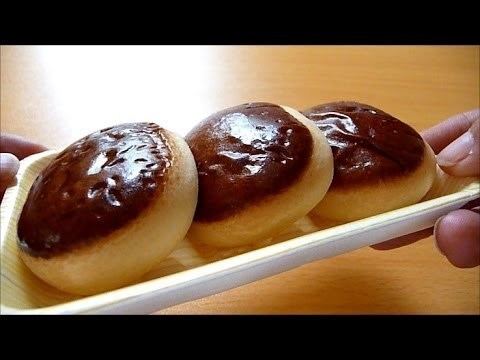 Manjū Eating Japanese sweets Wagashi quotKuri manjquot YouTube