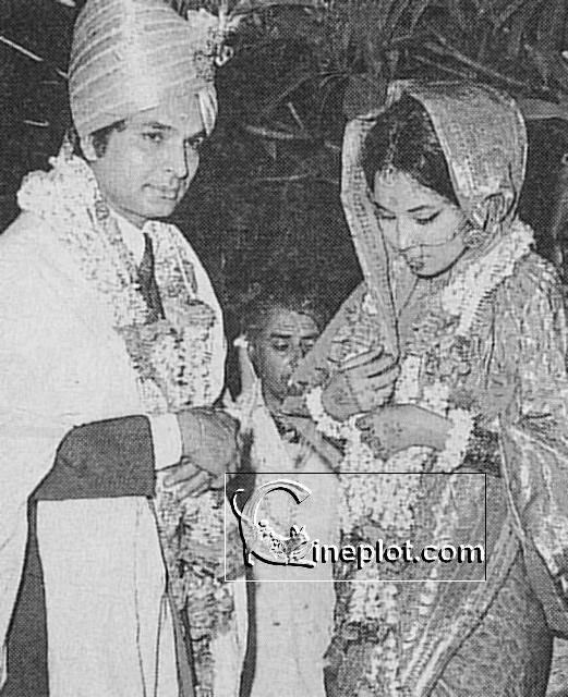 Manju Asrani Asrani and Manju Asrani on their wedding day