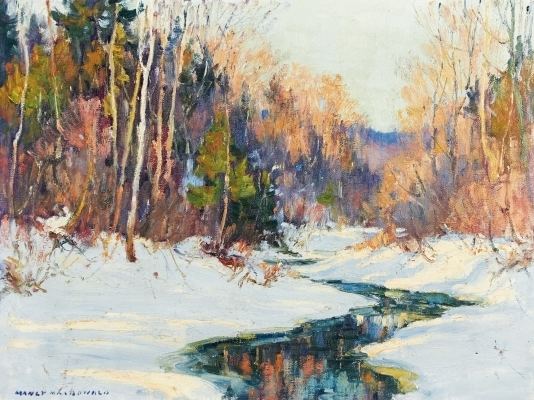 Manly E. MacDonald Winter Stream by Manly Edward MacDonald at Consignorca