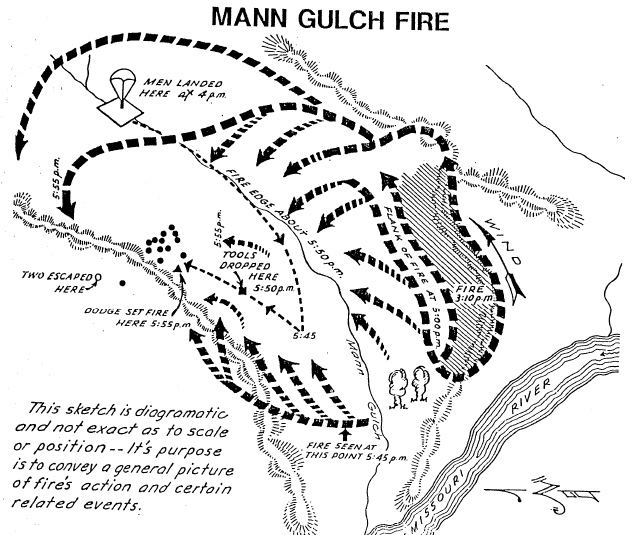 Mann Gulch Fire Mann Gulch Wildfire Today