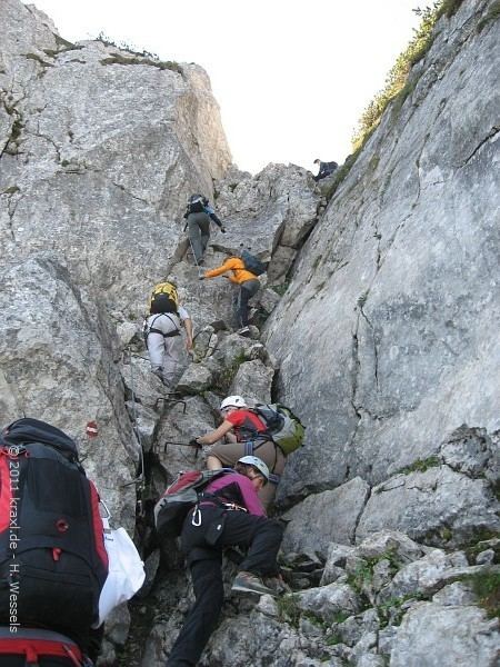 Mannlgrat Klettersteig ber die Mannlkpfe Mannlgrat auf den Hohen Gll