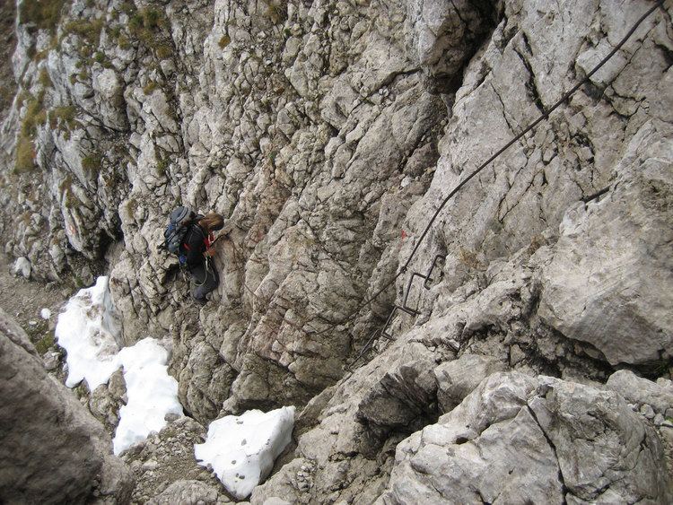 Mannlgrat Hoher Gll ber den Klettersteig am Mannlgrat Kehlstein
