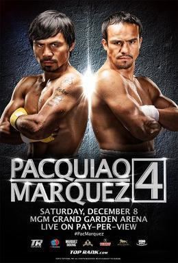 Manny Pacquiao vs. Juan Manuel Márquez IV Manny Pacquiao vs Juan Manuel Mrquez IV Wikipedia