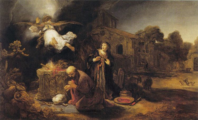 Manoah Flinck The Sacrifice of Manoah