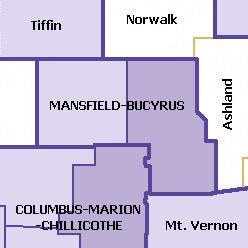 Mansfield-Bucyrus, OH Combined Statistical Area