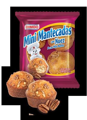 Mantecadas Bimbo Bread Mini Mantecadas Pecan Mini Muffins