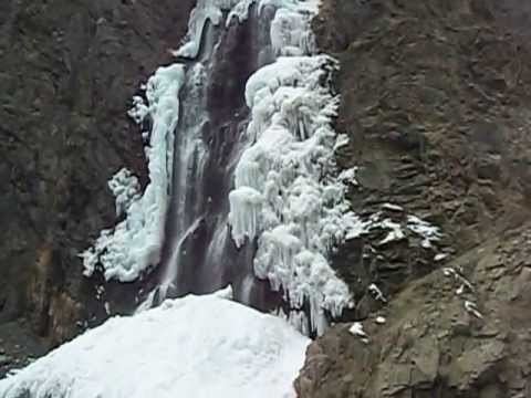 Manthokha Waterfall Manthokha WaterFall Durning Winter Season ByRajab Saha YouTube