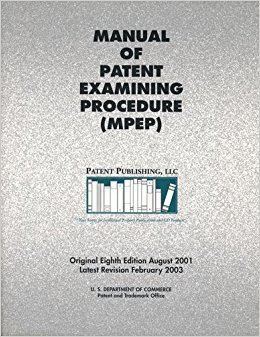 Manual of Patent Examining Procedure httpsimagesnasslimagesamazoncomimagesI5