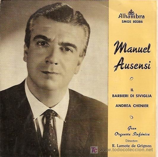Manuel Ausensi manuel ausensi ep sello columbia ao 1960 canta Comprar